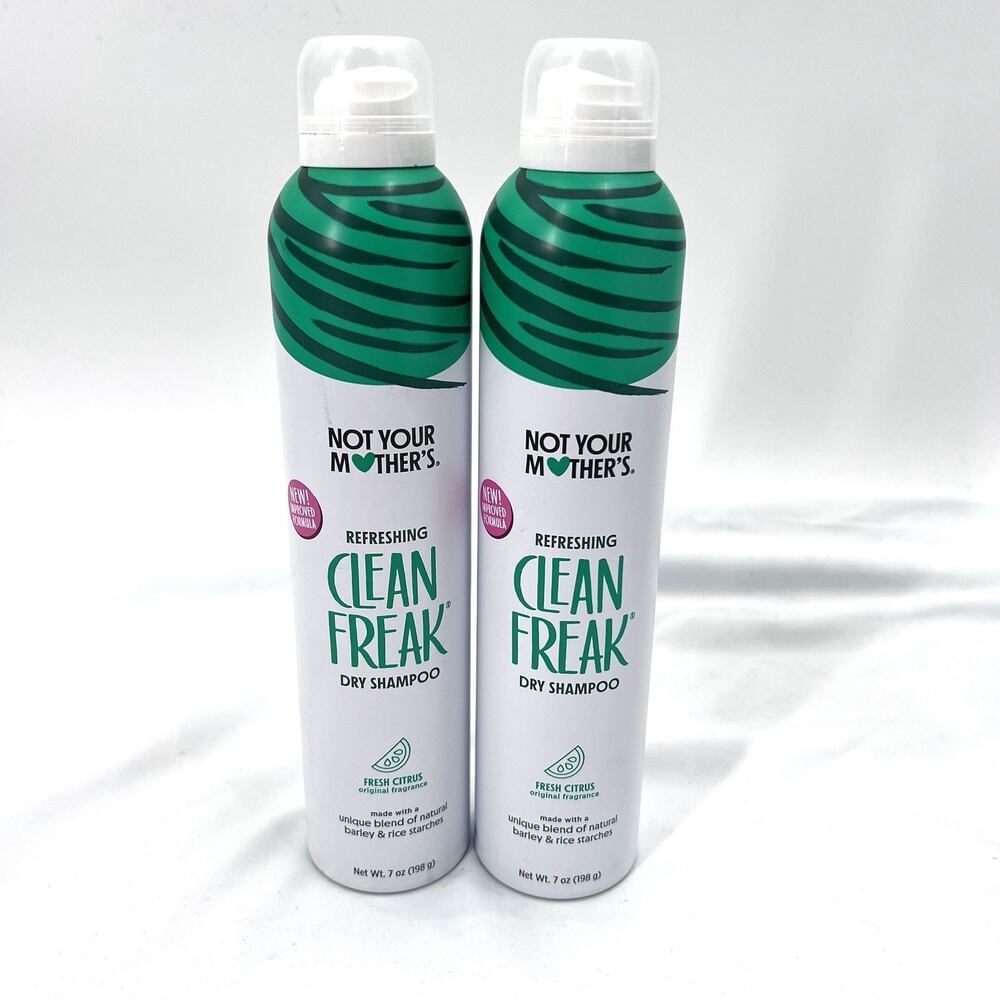 Not your Mother's Clean Freak Dry Shampoo | Fresh Citrus 7oz - 2 PACK